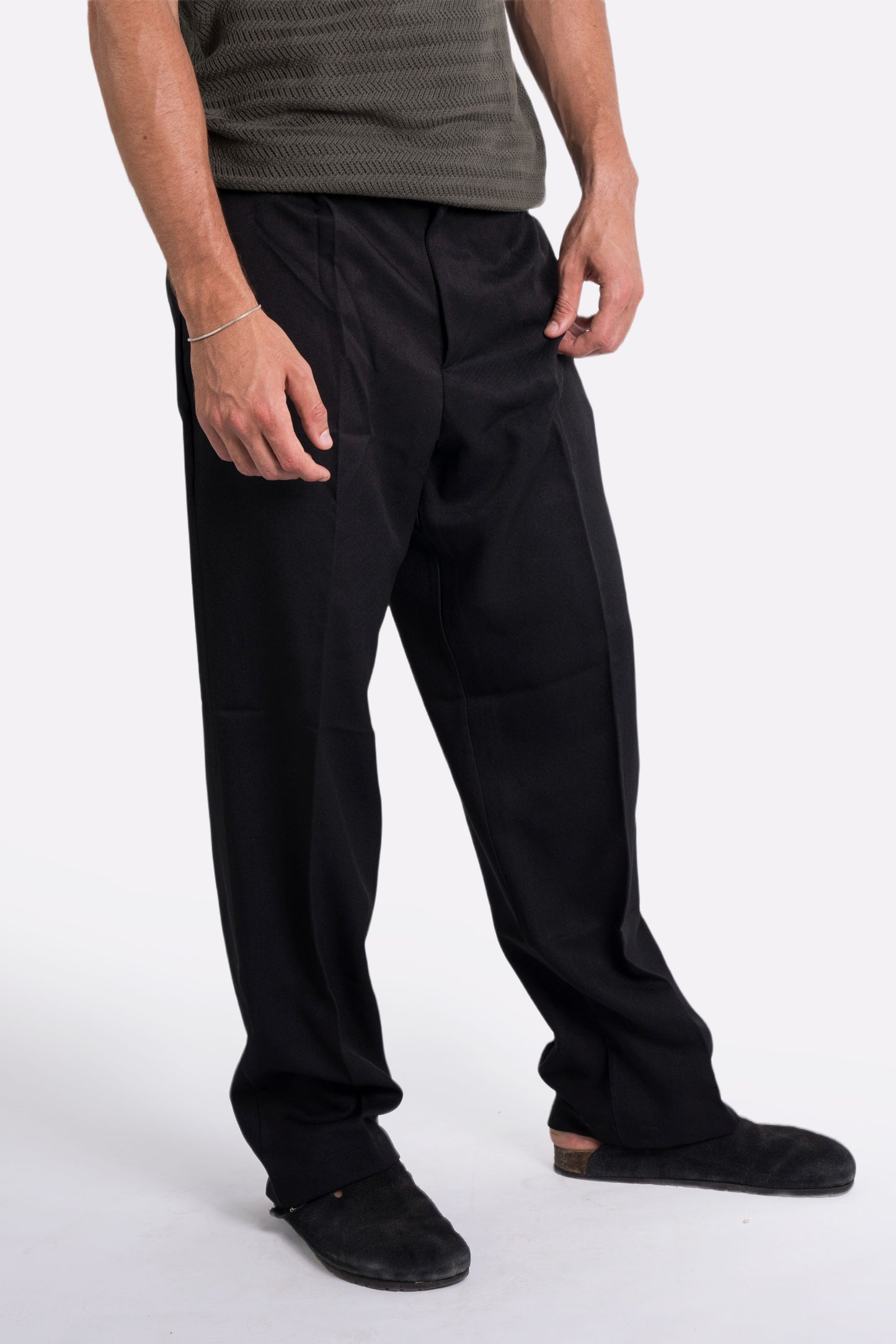 Tailor Pants In Black "UniSex" - Dalivo.EG