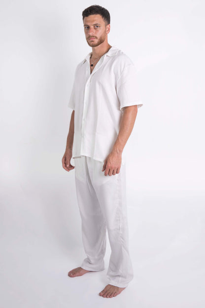 Lenin Summer Shirt In White "UniSex"