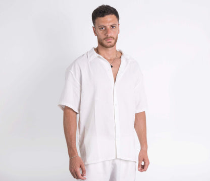 Lenin Summer Shirt In White "UniSex"