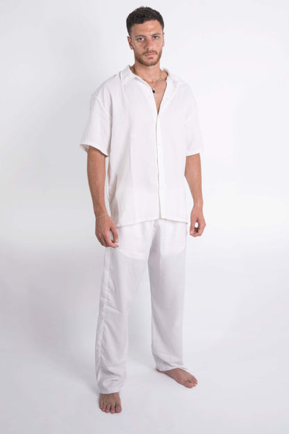 Lenin Summer Shirt In White "UniSex"
