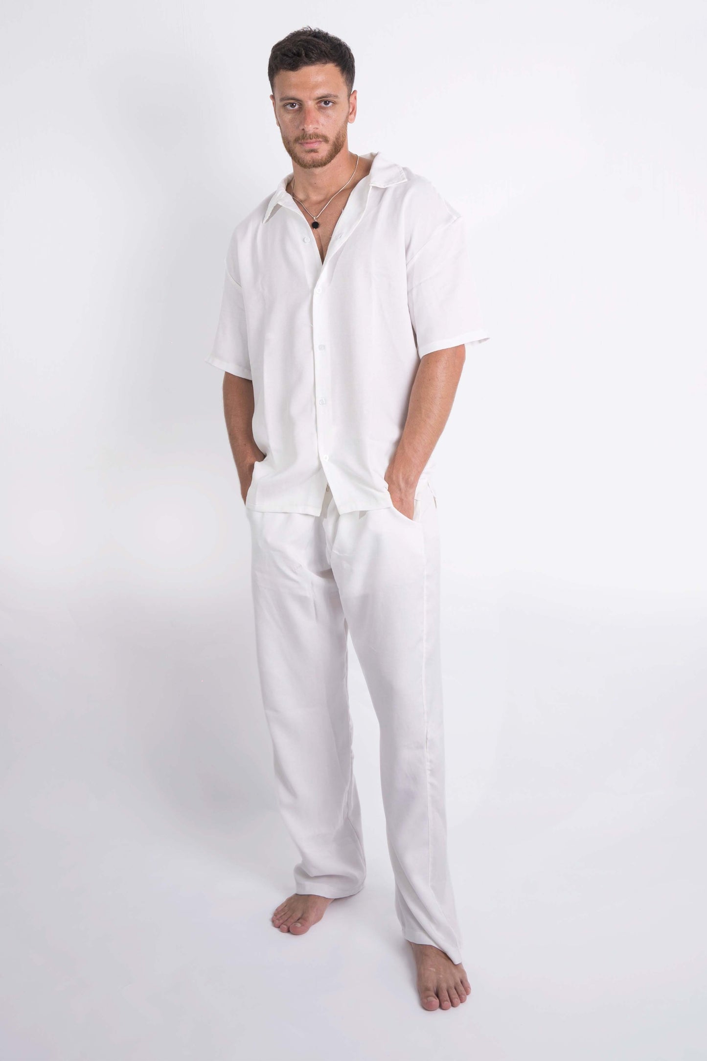 Lenin Summer Shirt In White "UniSex"
