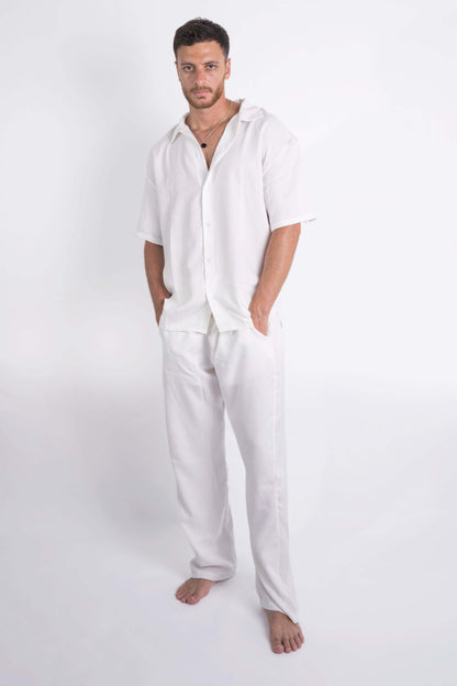 Lenin Summer Shirt In White "UniSex"