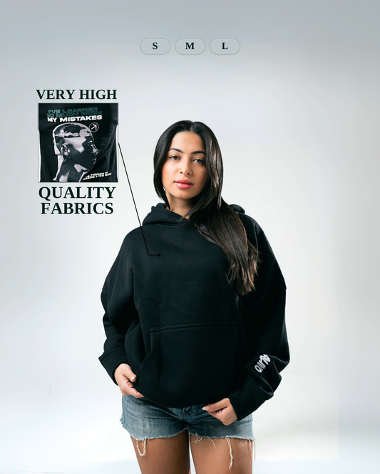 More Mistakes - Black Hoodie (Unisex) - Dalivo.EG